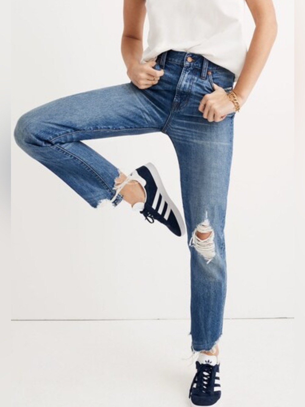 Madewell The Perfect Summer High-Rise Distressed Jean Size 31